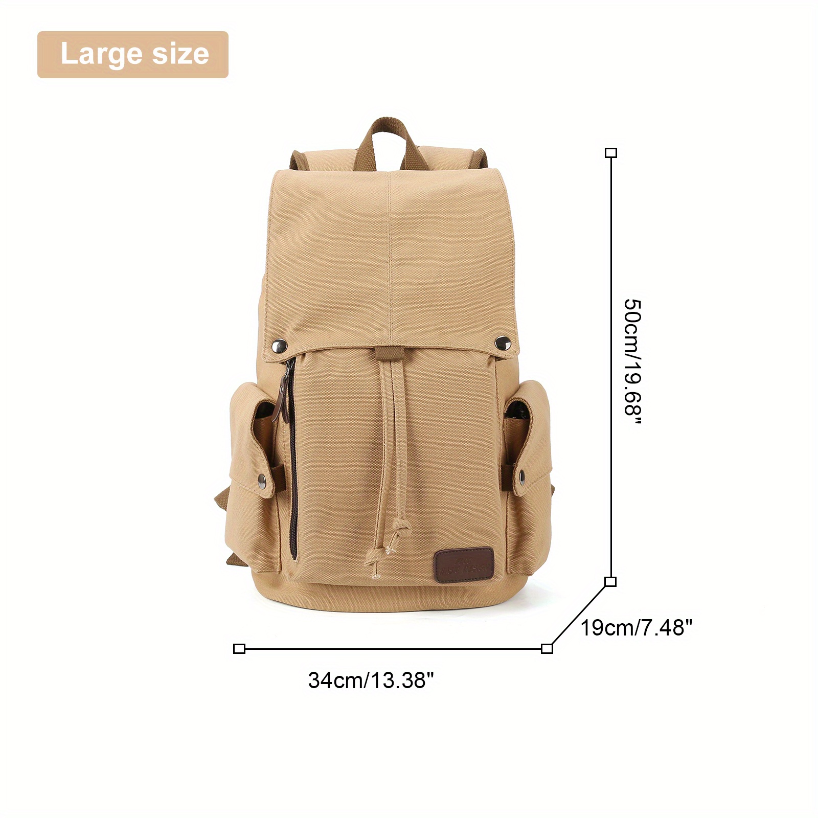 Nylon Backpack Unisex Fashion Large-Capacity Student School Bag