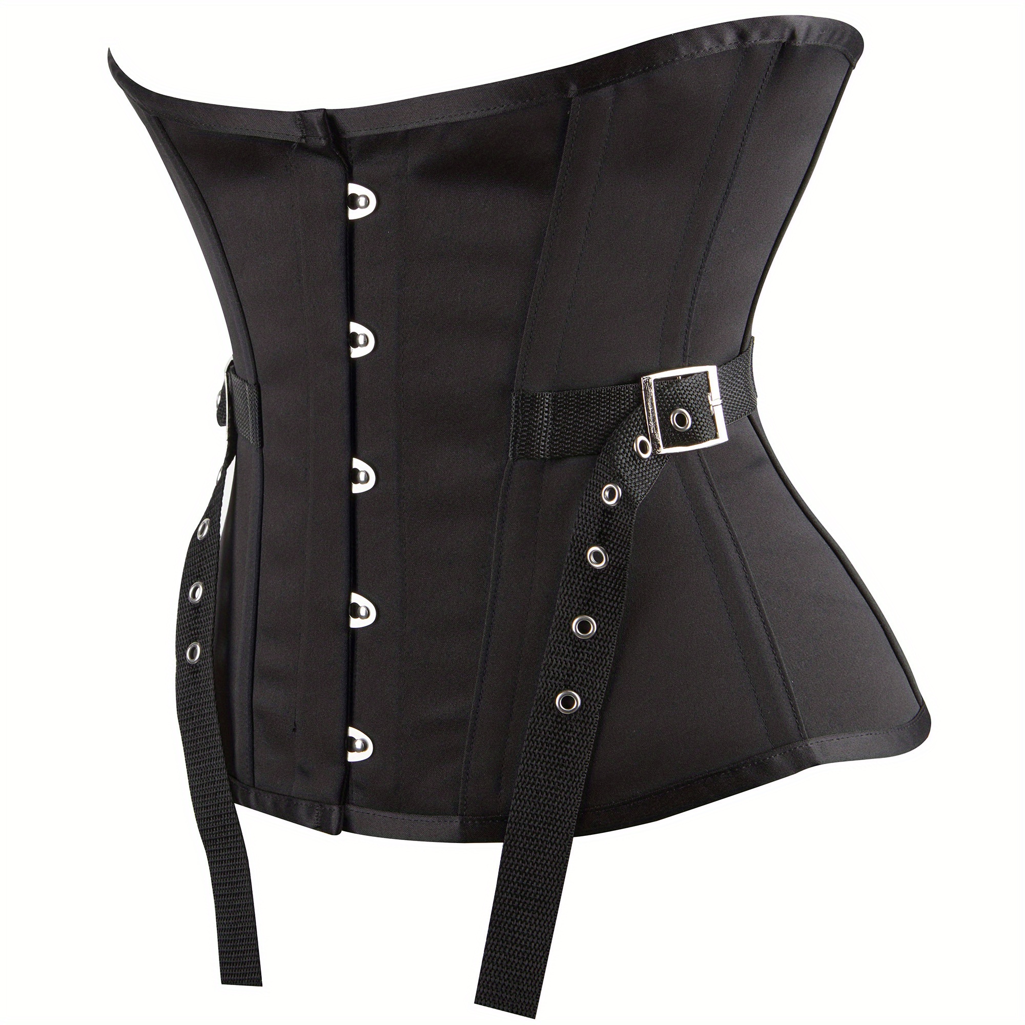 Gothic Waist Trainer Corset Belt, Allmatch Tied Body Shaping Tummy