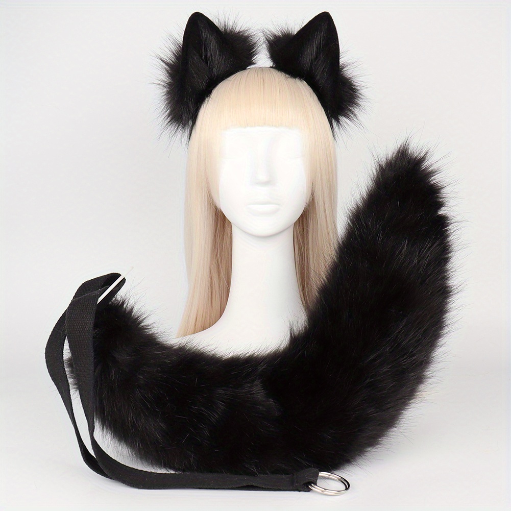 Simulazione Falso Volpe Lupo Coda Masquerade Party Orecchie Cerchio per  capelli Novità Fursuit Costume Cosplay – i migliori prodotti nel negozio  online Joom Geek