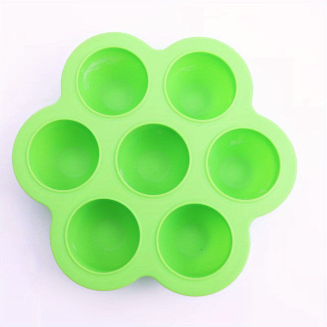 7 Holes Reusable Silicone Baby Food Freezer Tray Crisper Egg Bite Mold BPA  Free Storage Baby