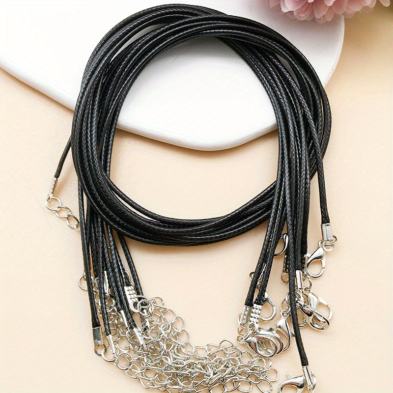 Adjustable Cord Necklace, Necklace Cord, String Necklace, Wax Cord