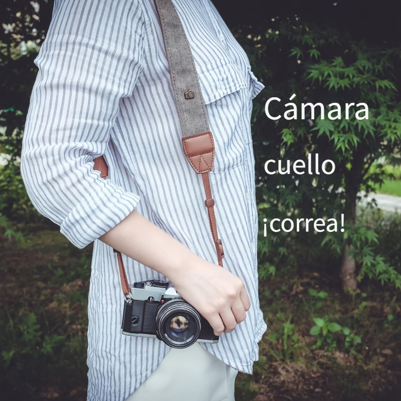 Alled Correa para el cuello de la cámara, correa del cuello y correa para  el hombro para la cámara Canon Nikon Sony Lumix Olympus Pentax Fujifilm