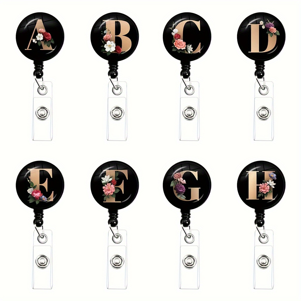 2024 1pc Rectractable Nurse Badge Reel Anime Heart Lung Brain Doctor ID Card Holder Keychains