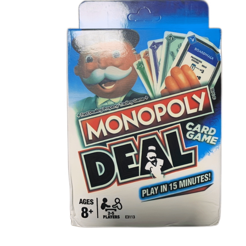 Monopoly Deal Jeu de cartes pour rassemblements, fêtes et autres événements  multijoueurs, cadeau de Noël, de Thanksgiving, cadeau de jeu