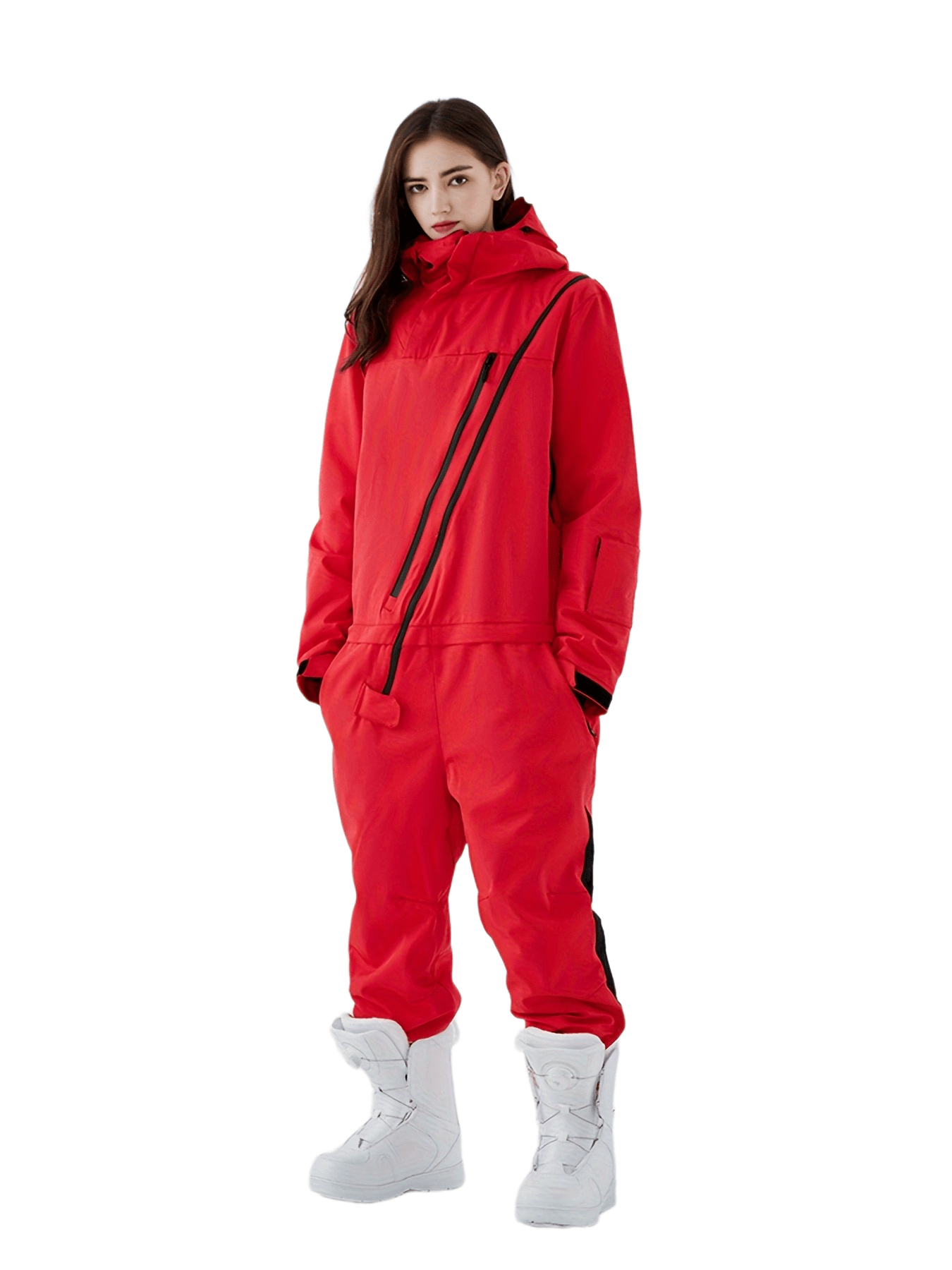 Waterproof Snow Suit for Women, Outdoor Sports Wear, Skiing Costume,  Windproof Snowboarding Sets, Jackets and Bibs, Strap Pants