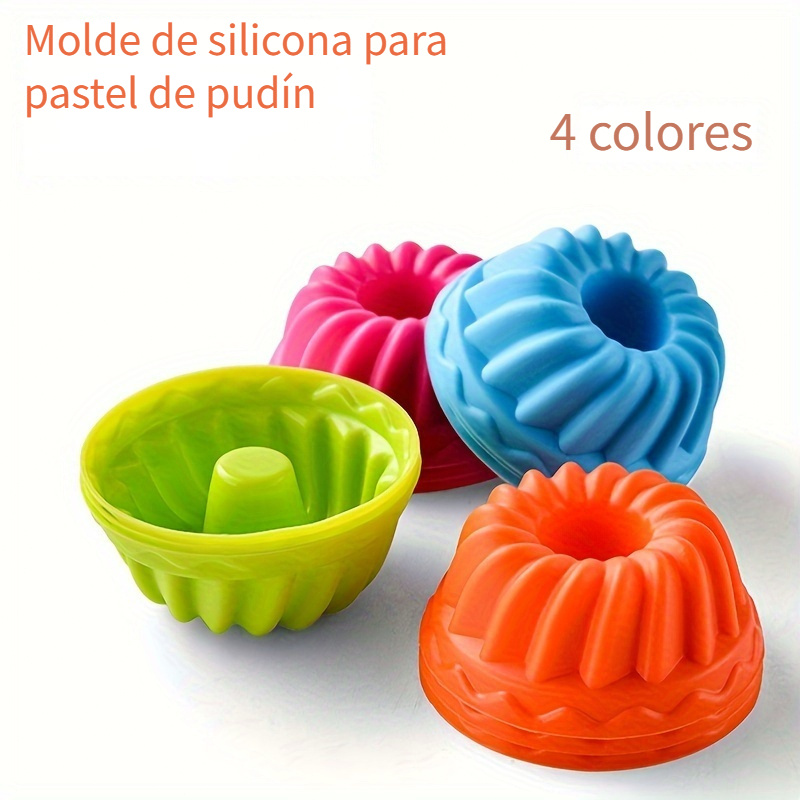 12/24pcs Moldes Silicona Magdalenas Moldes Silicona Pasteles - Temu Chile