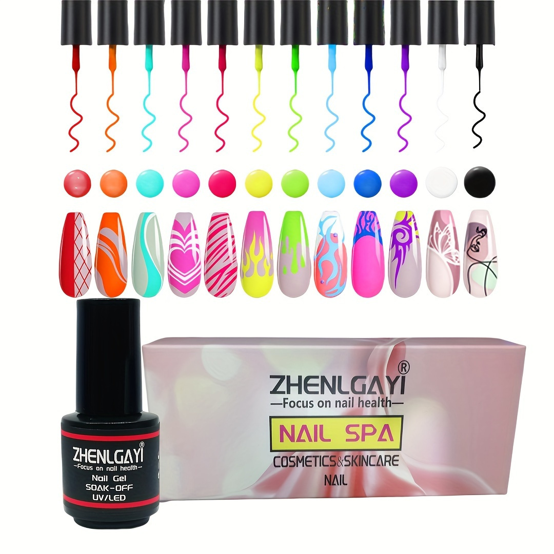 Deep Color Series Gloss Gel Nail Polish, Solid Color Uv Gel Polish For