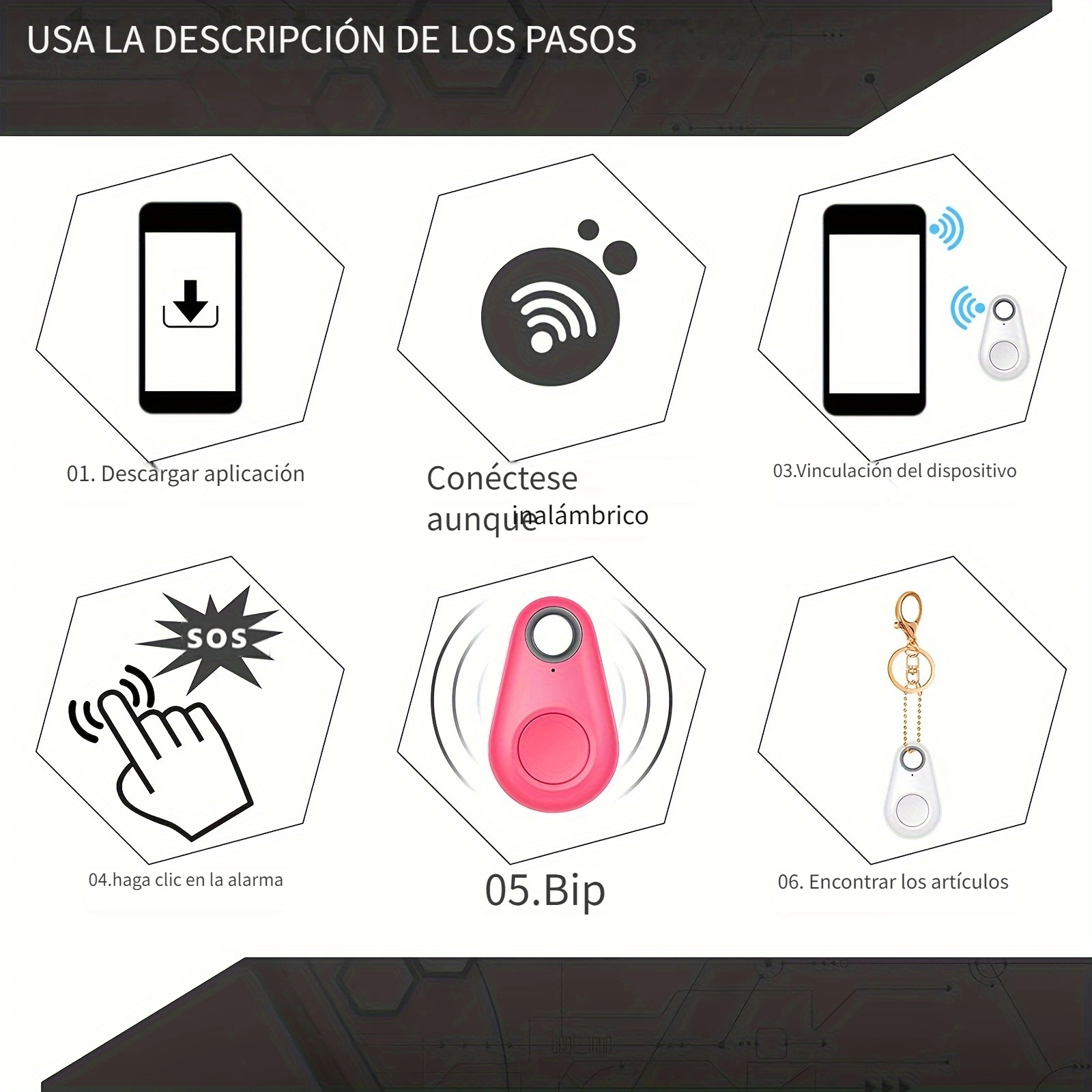 Localizador GPS Inteligente Anti-Pérdida / Rastreador Bluetooth Y02