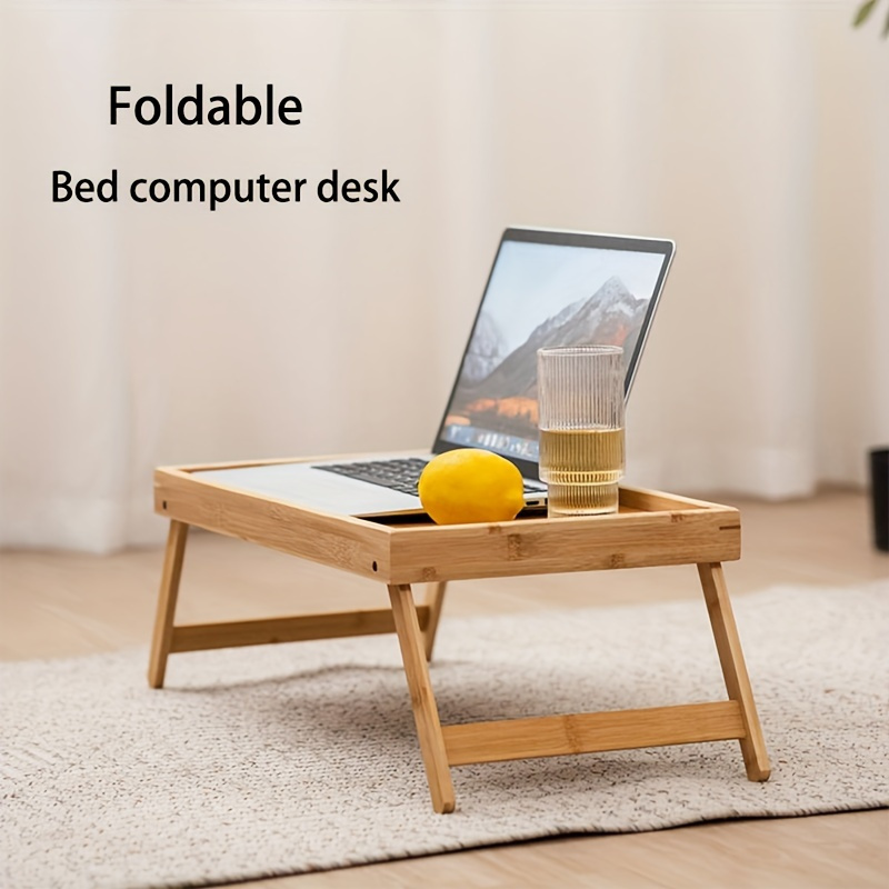 Plateau de lit, bureau, support d'ordinateur, Table d'étude, petit déjeuner,  canapé, ordinateur portable, pique-nique - AliExpress