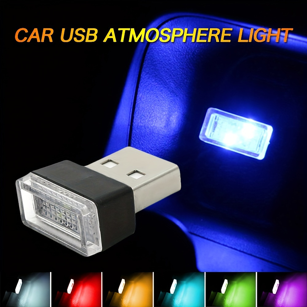 Luces Ambiente Coche Usb Sin Cables Led Interior Coche - Temu