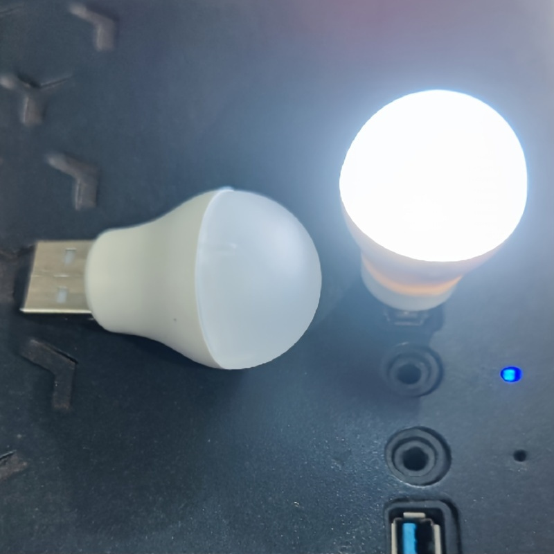 Mini USB Luz Bombilla LED Enchufe en luces ambientales portátiles Gloria  Mini luz de noche