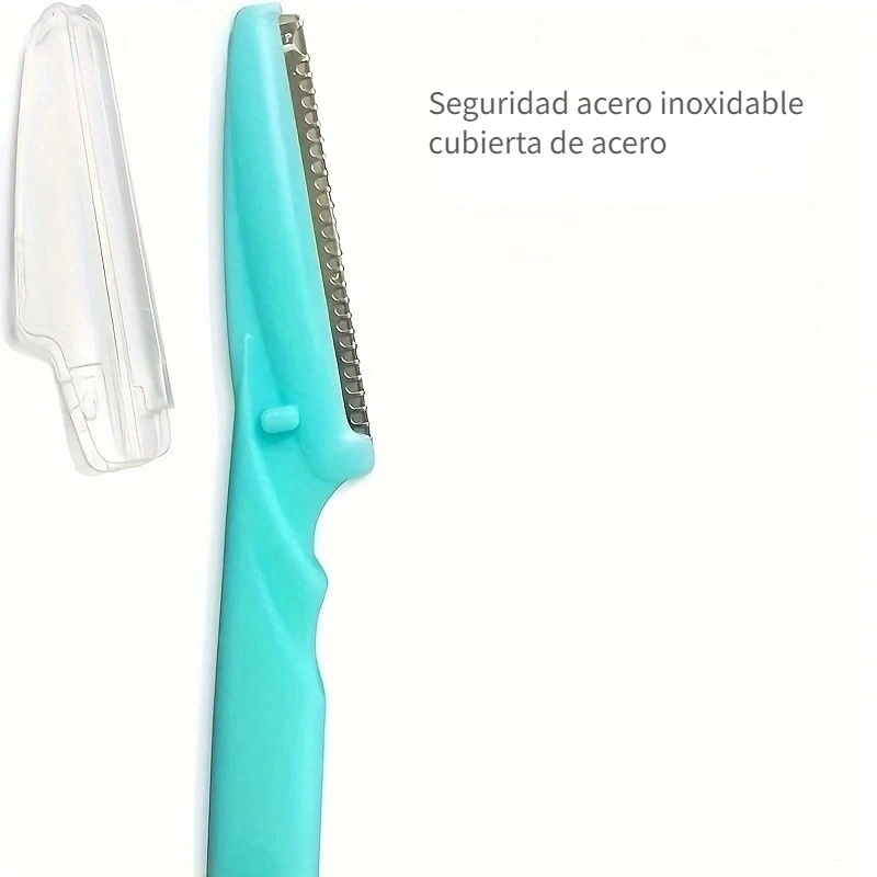 10PC cuchilla de afeitar para cejas maquillaje Facial cuchillo removedor de  pelo