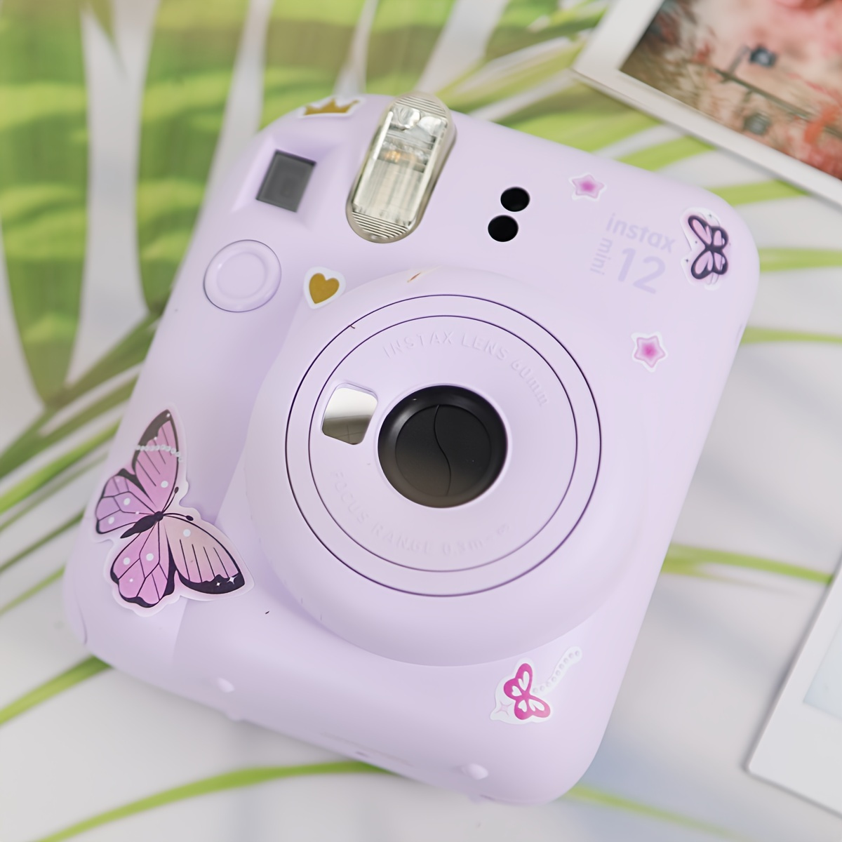 Compatible Fuji Instax Mini 12 Polaroid Glitter Camera Case - Temu