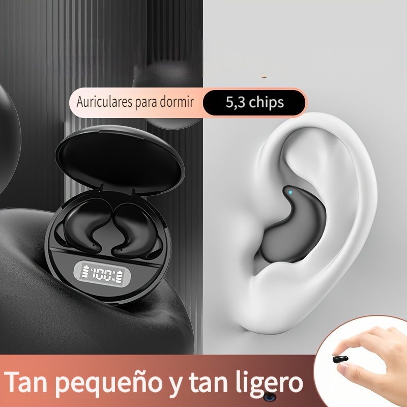 Auriculares Inalámbricos Para Dormir Mini TWS De Doble Oreja - Temu