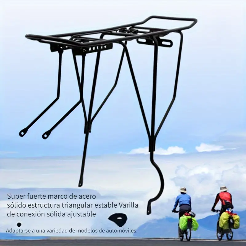 Portaequipajes Trasero Universal Acero Sólido Bicicleta - Temu Chile
