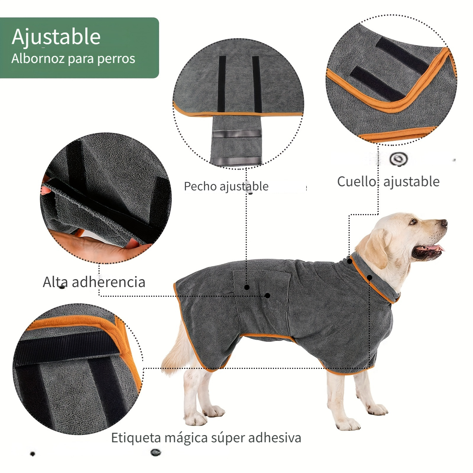 Toalla Corporal Microfibra Secado Mascota Tolla Absorbente - Temu Mexico