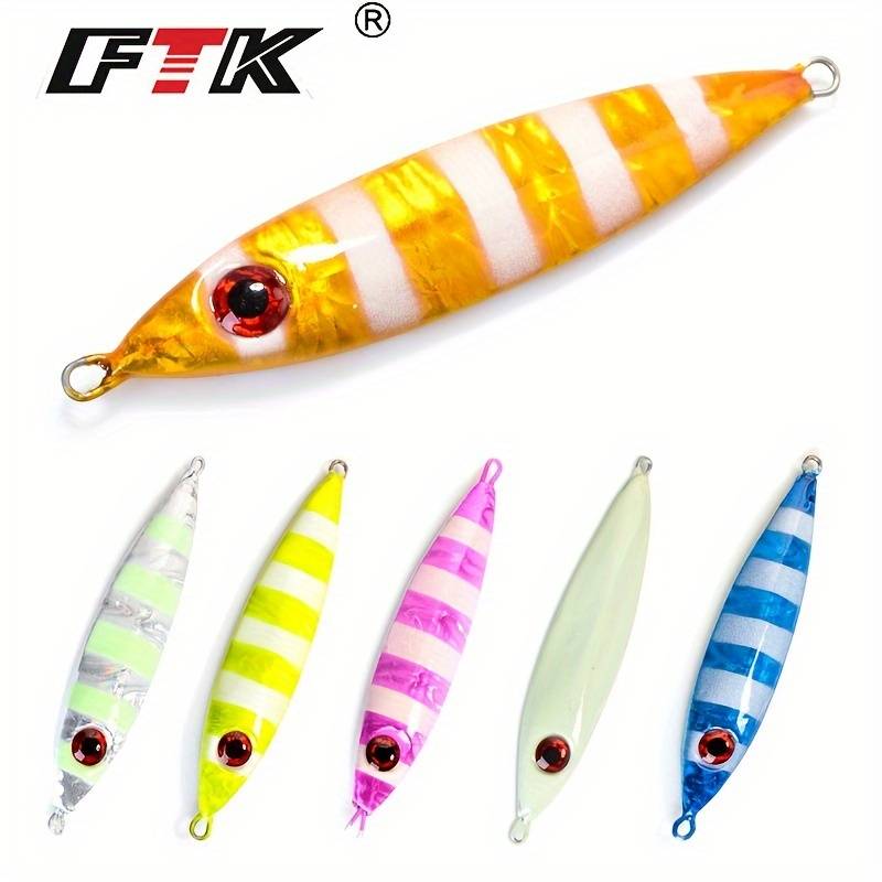 8PCS Metal Jig Fishing Lures Spinner 13g/10g/7g/5g Bait Spoon Swimbait Saltwater