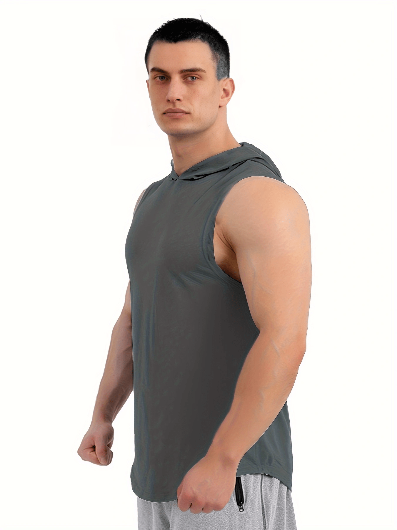 Cotton Blend Men's Solid Tank Top Casual Comfy Vest Summer - Temu