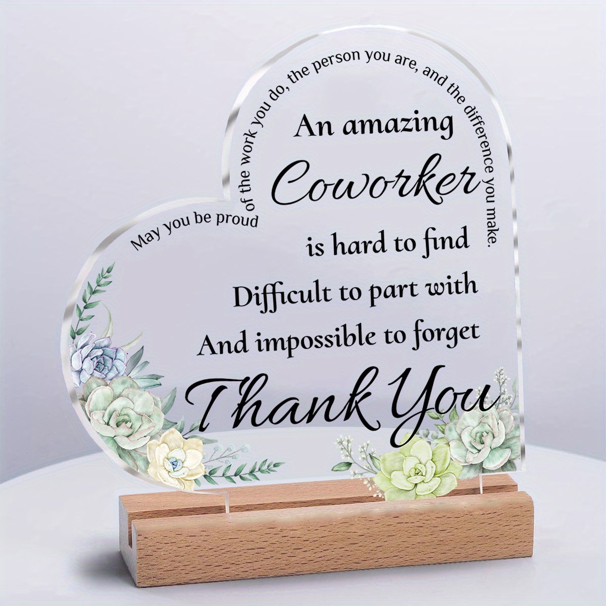 Thank You Gifts For Women Men Coworker Gift Acrylic - Temu