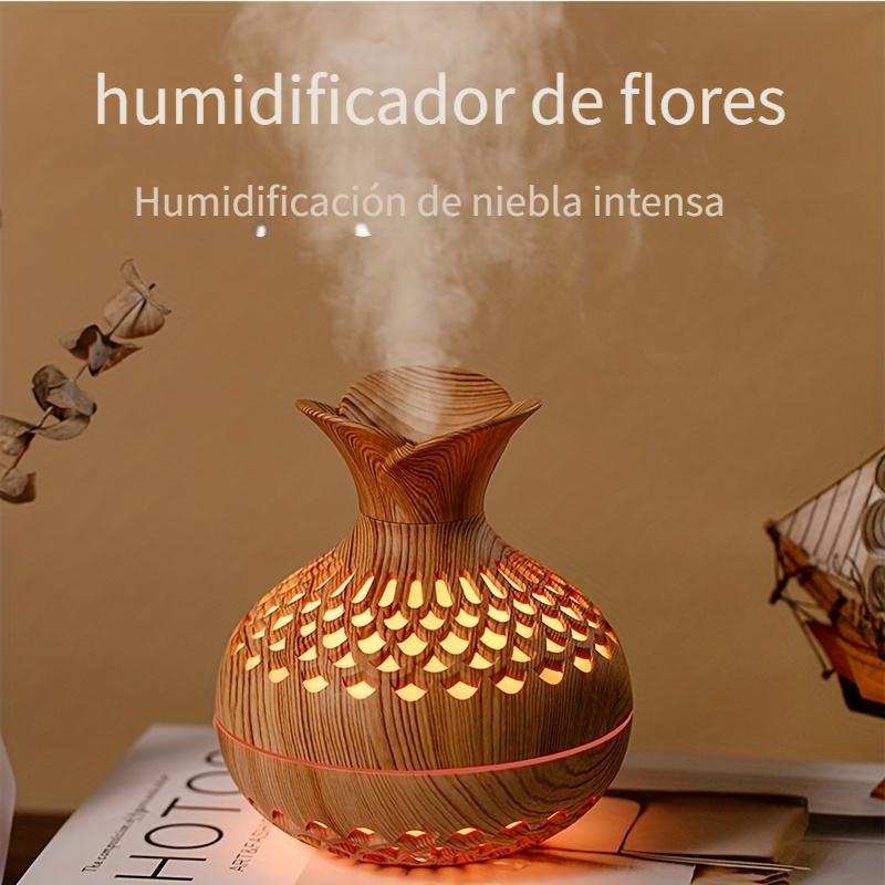 Humidificador de gota de agua con luz, mini humidificador portátil de  niebla, humidificador USB con luz colorida, humidificador silencioso de  niebla