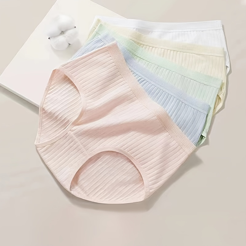 5pcs Plus Size Disposable Panties, Sterile Cotton For Maternity  Physiological Period Outdoor Business Trip Travel Wash-free Pants