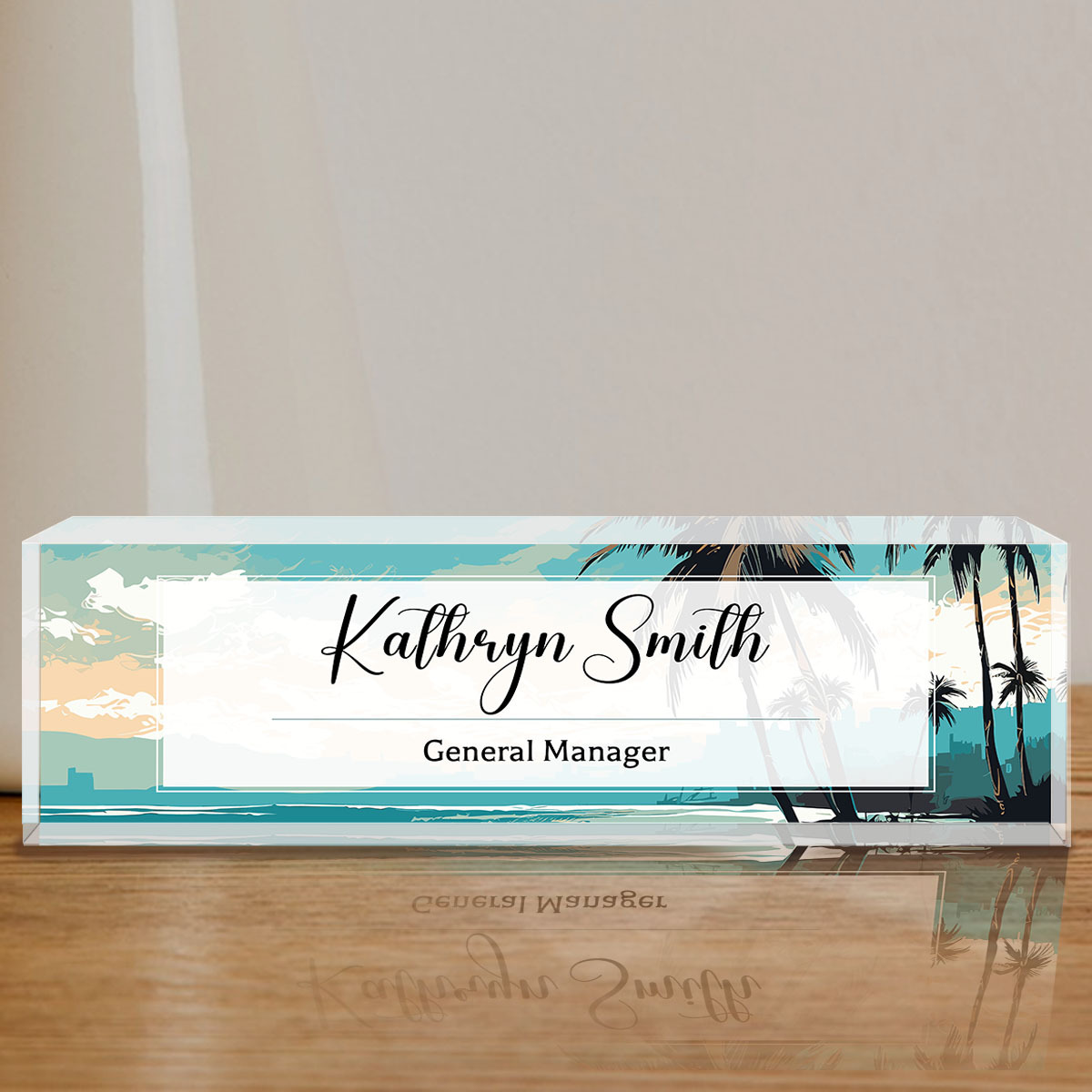 Desk Name Plate Personalized, Custom Acrylic Name Plates For Desk, Office  Desk Decor For Women Men, Personalized Desk Name Plate Appreciation Gifts  For Boss Lady, Teacher, Employee, Nurse, Coworker - - Temu