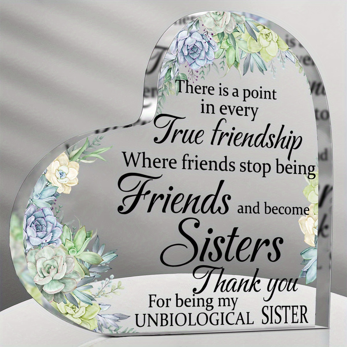 

Friends Gifts For Women Friendship Bestie Gifts For Woman Best Sunflower Flower Gift Unbiological Sister Gift Christmas Birthday Gift Thank You Gift For Women Acrylic Friendship