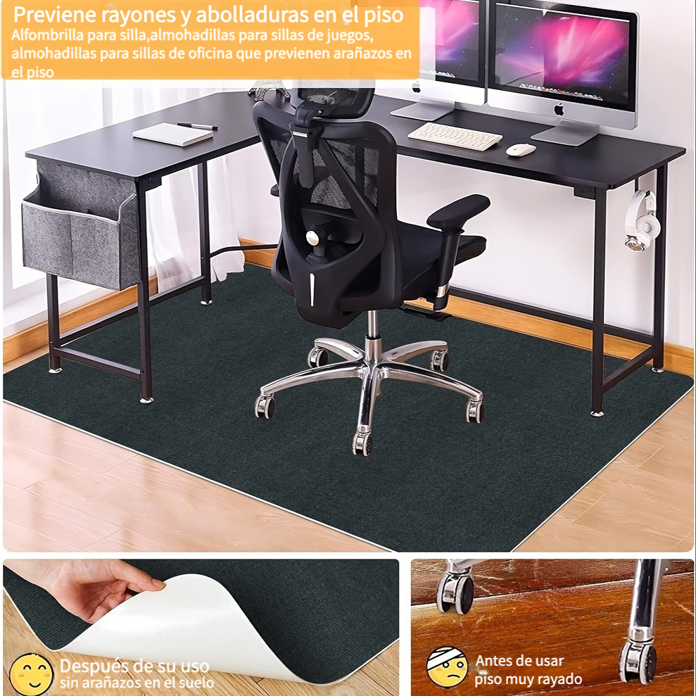 Alfombrilla de gran tamaño para silla de ordenador de oficina