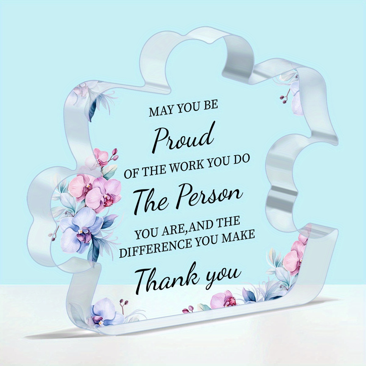 Thank You Gifts For Coworkers Work Bestie Gifts For Women Office Coworker  Leaving Gift Funny Office Octagon Acrylic Decorative Signs Plaques Positive