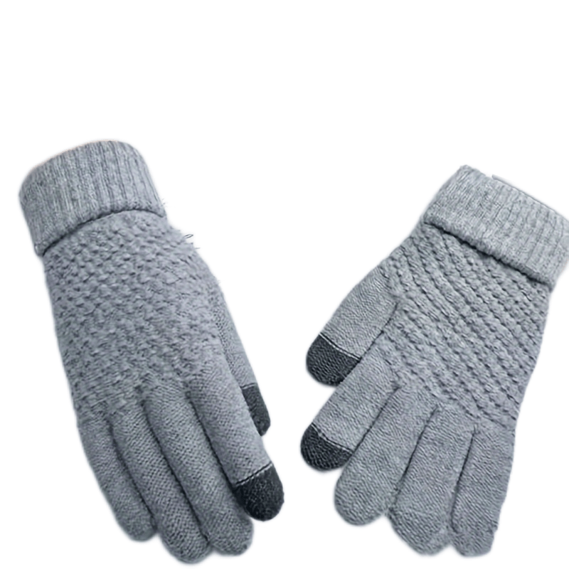  Guantes de punto de invierno unisex, guantes táctiles para  conducir, para hombres y mujeres, guantes térmicos para clima frío, Gris,  talla única : Ropa, Zapatos y Joyería