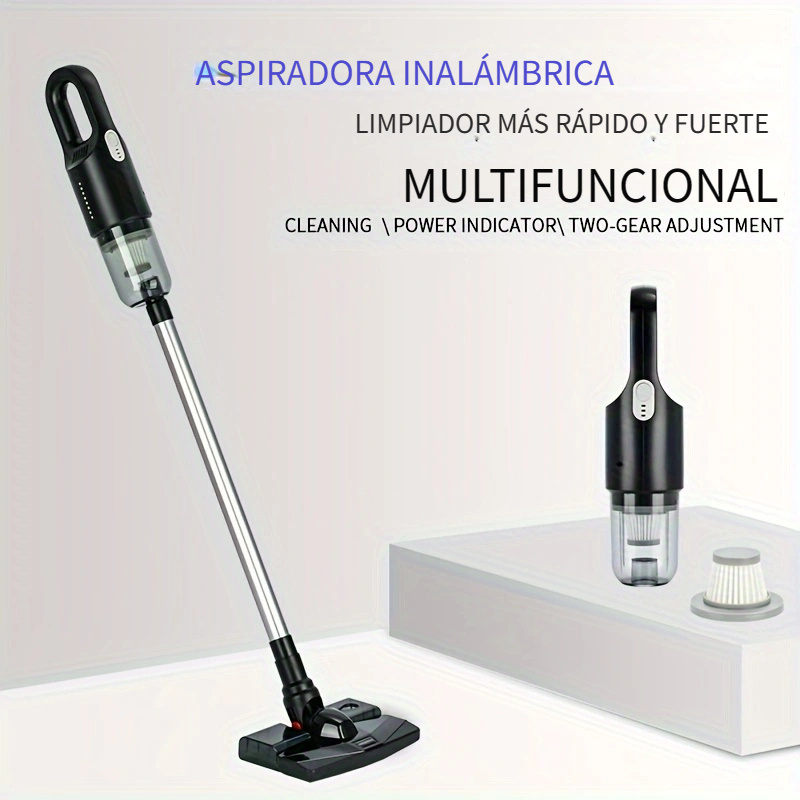 Potente Aspiradora Portátil Inalámbrica Aspiradora De Mano Inalámbrica De  Alta Potencia Con Soplador Para Limpieza De Automóviles - Automotriz - Temu  Spain