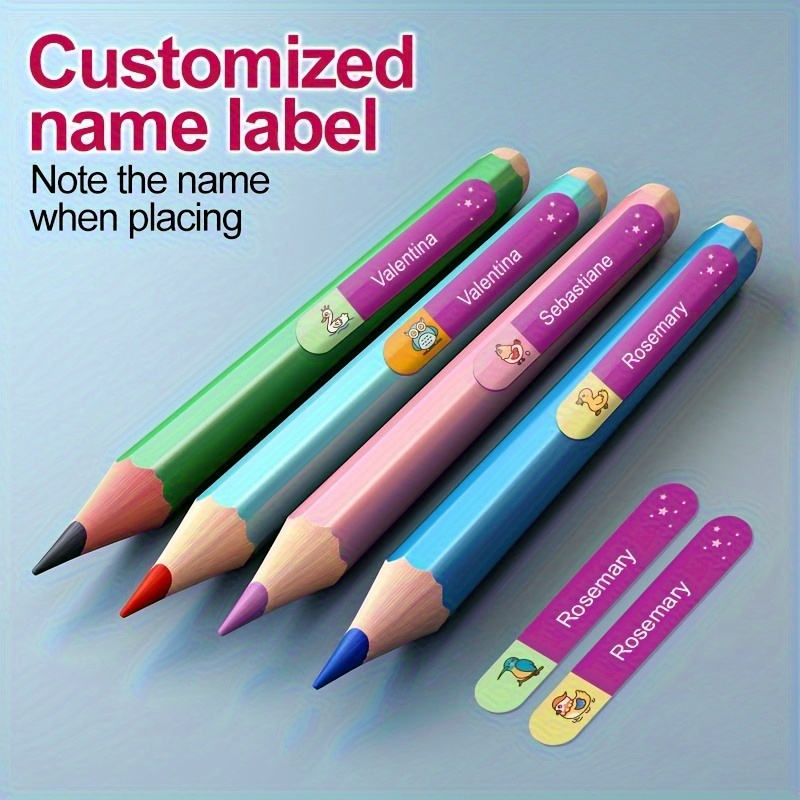 Custom name Stickers Waterproof Stickers Perfect School Temu Australia