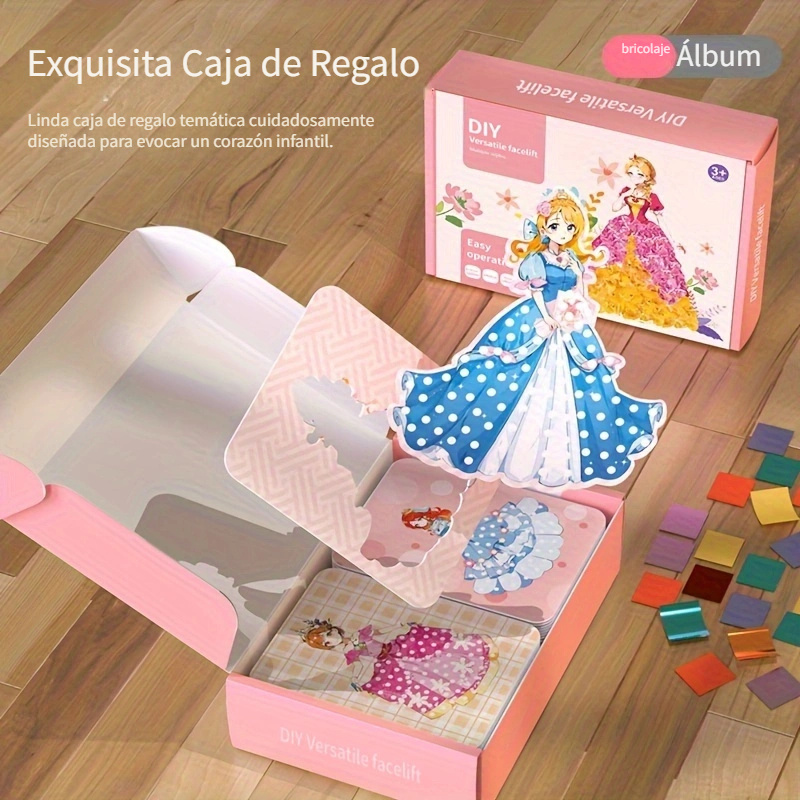 Kit Pintura Hadas Princesa Pintura Vestir Niñas Pequeñas - Temu Chile