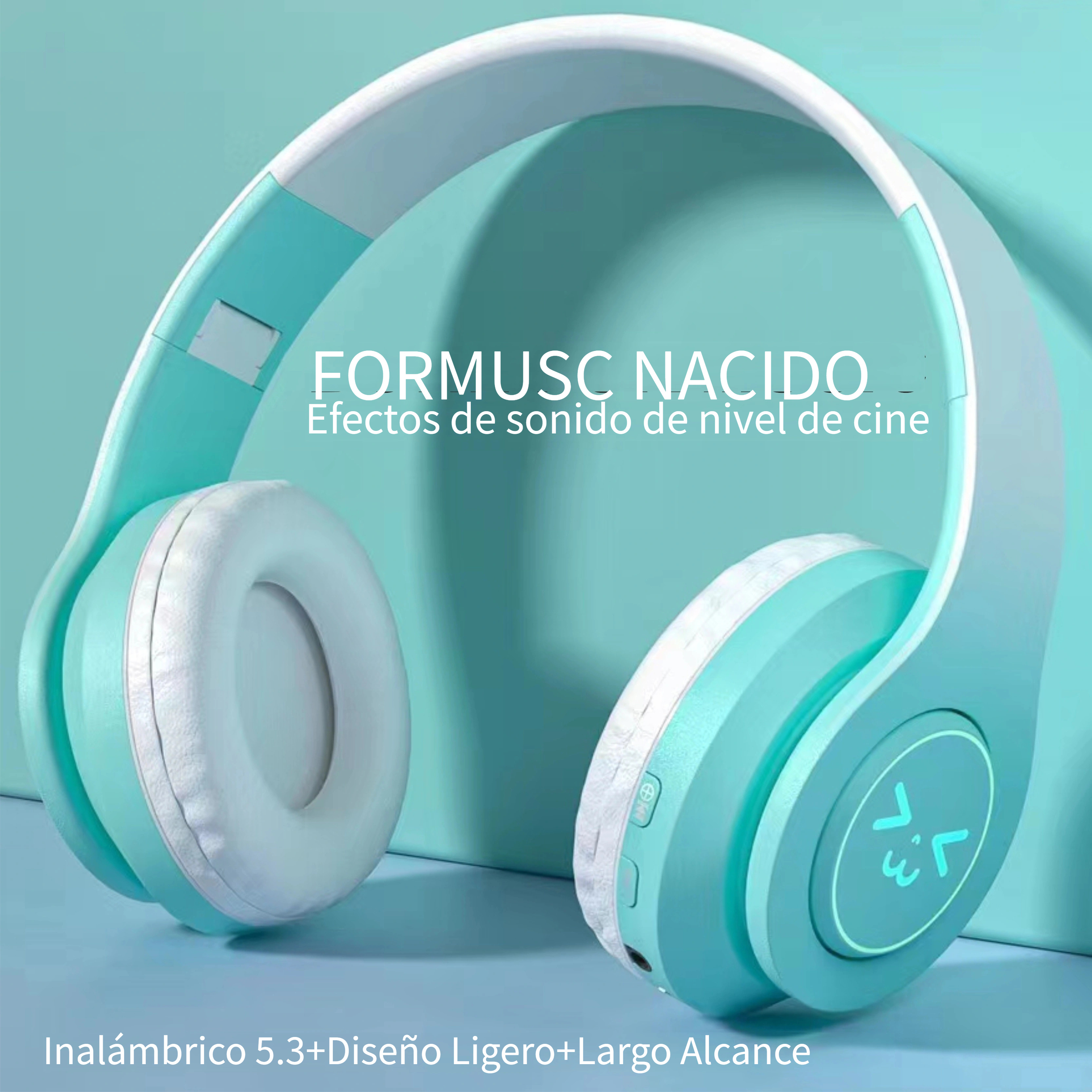 Audífonos Bt Supraurales Coloridos P190 Moda Auriculares - Temu Mexico