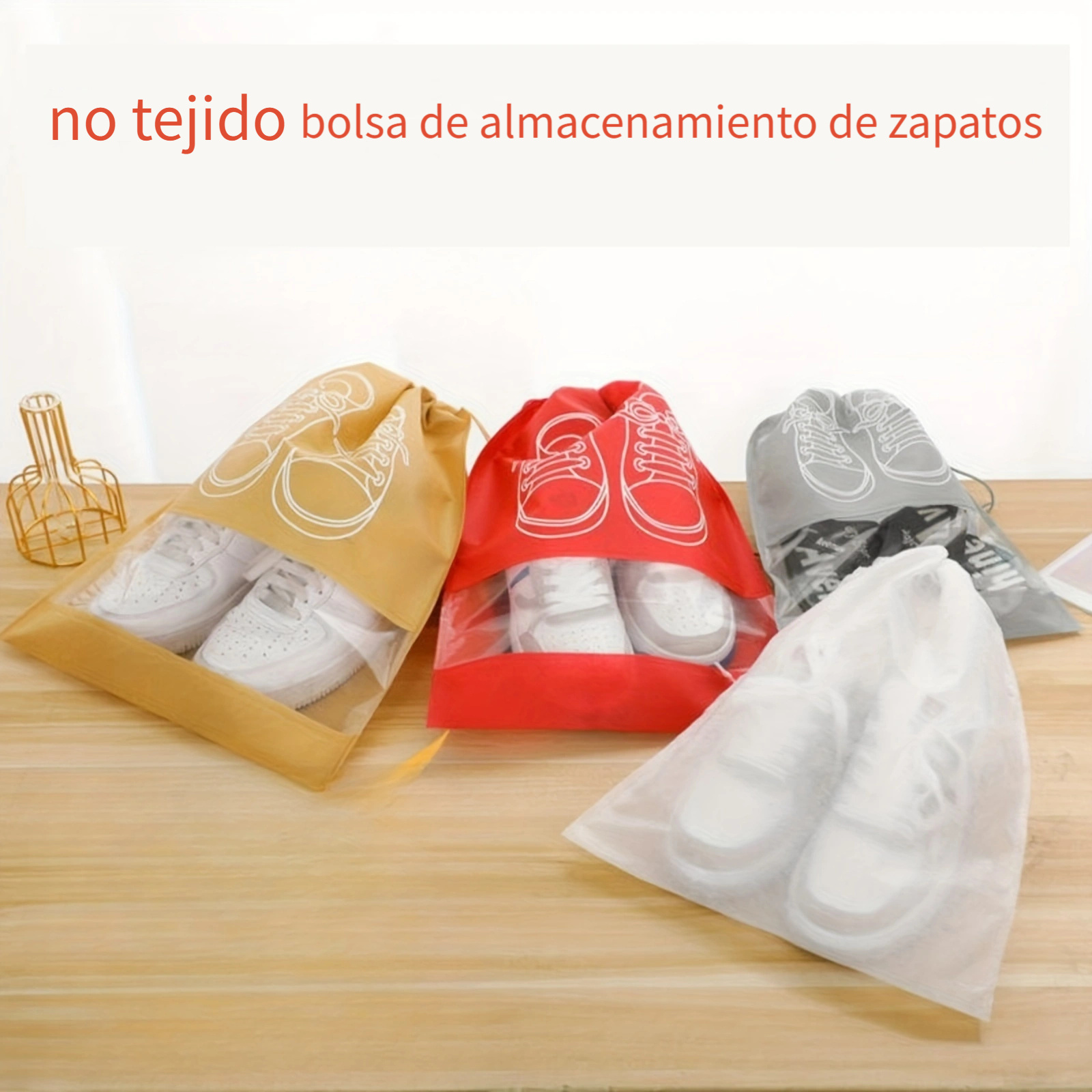 1 Bolsa Zapatos Lavandería Organizador Zapatos Viaje - Temu Chile