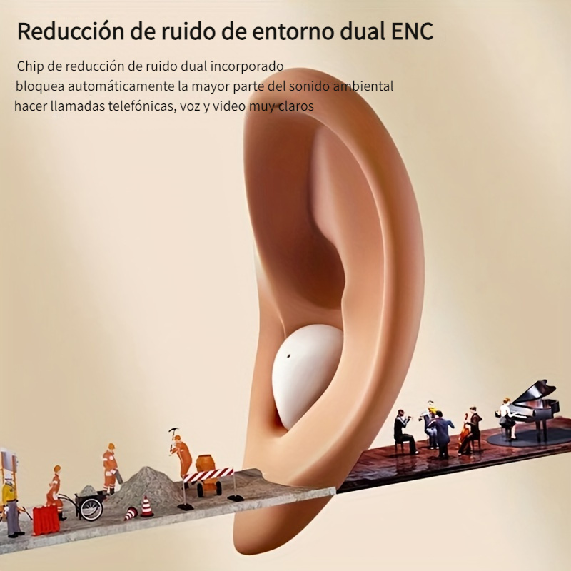 Auriculares Inalámbricos Música Hifi Cascos Inalámbricos 5 3 - Temu