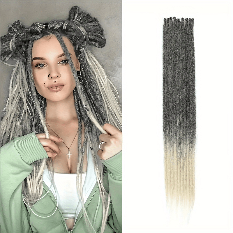 10 Dreadlock Extensions Soft Handmade Braids Hair - Temu South Africa