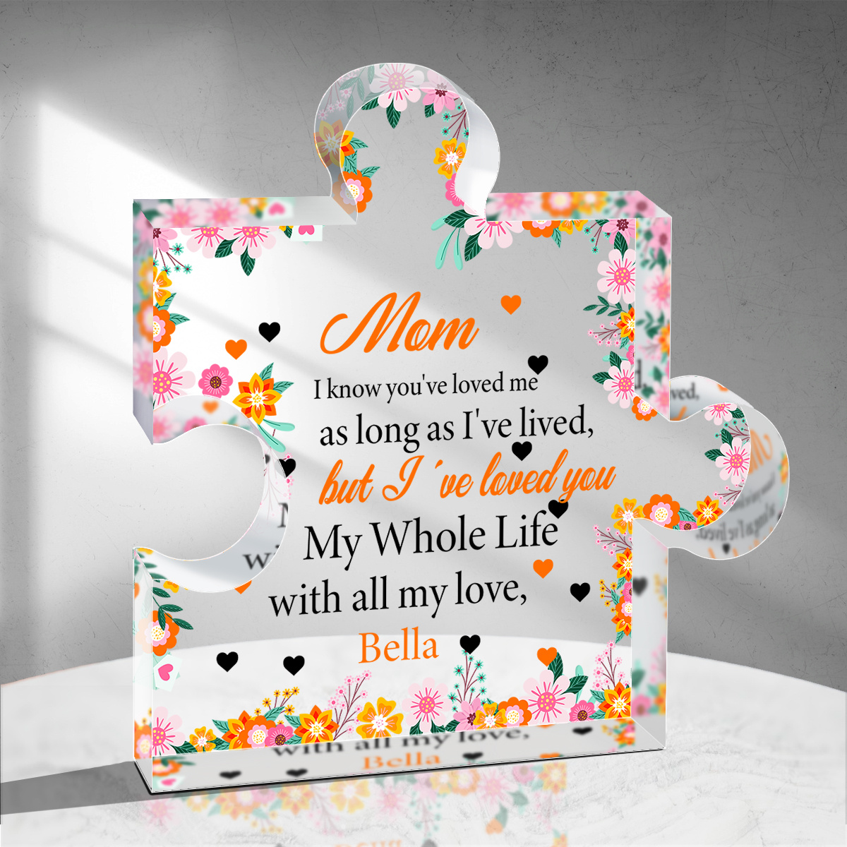 Gifts For Mom Mom Birthday Gifts I Love You Mom Acrylic - Temu