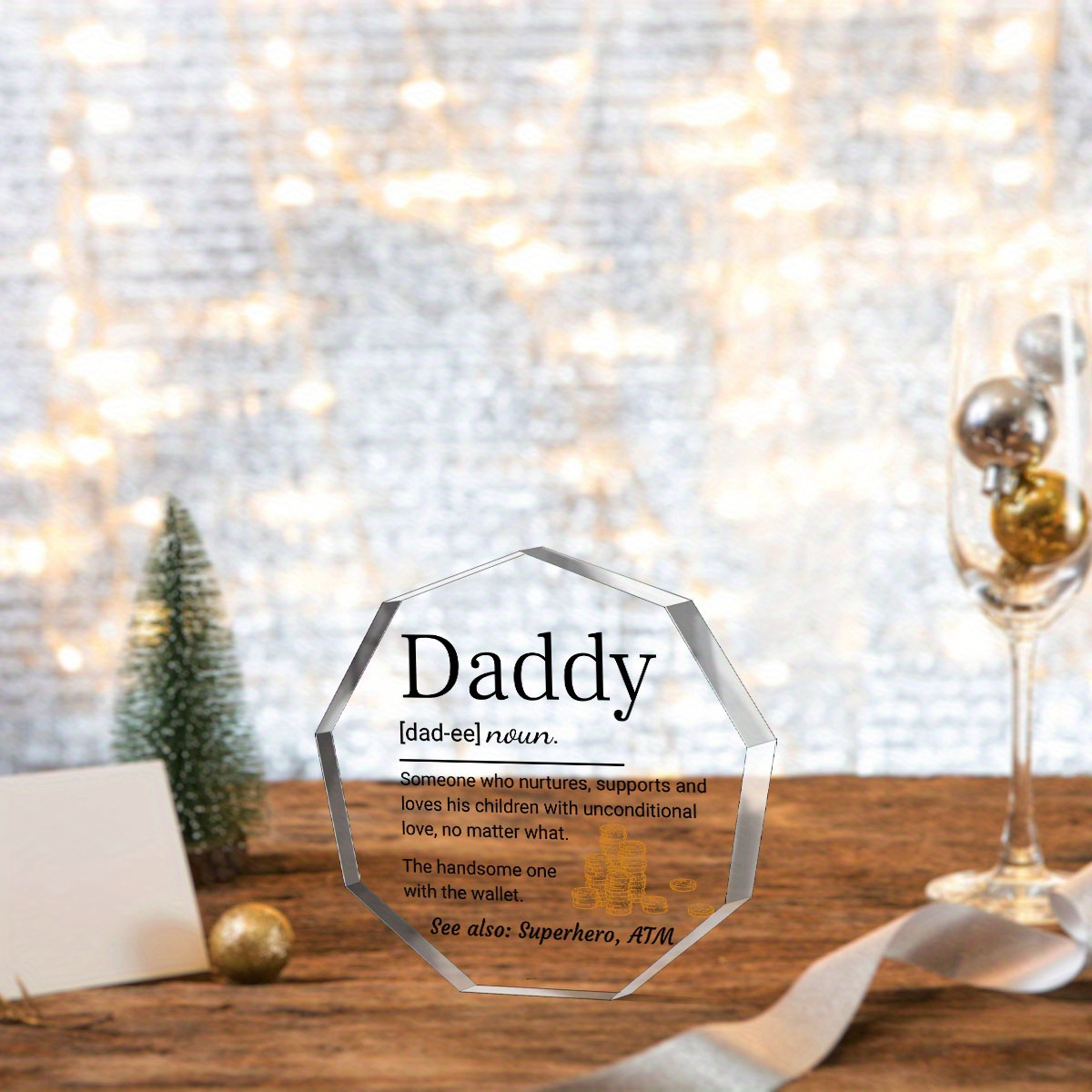  Daddy Funny Definition Gifts from Son Daughter, Father's Day  Gifts, Best Dad Ever Gift Ideas, Dad Birthday Gifts for Men, Father's Day  Gifts from Kids Wife : Home & Kitchen