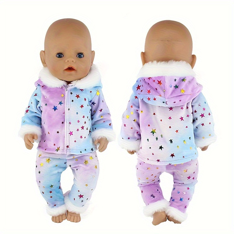 

Dolls Plush Gradient Color Set For 17 Inch 43cm Reborn Doll, Excluding Dolls