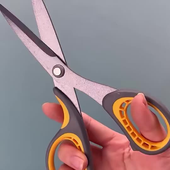 Deli 170mm Teflon Scissors Anti Stick Anti Rust Office Home