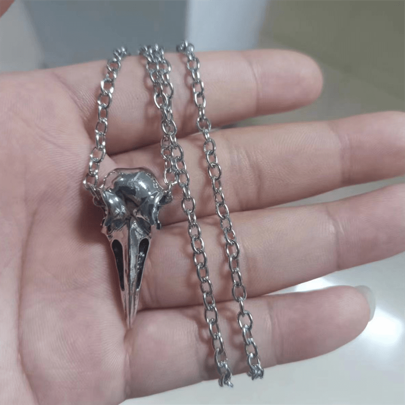 Baiming Boutique Gothic Necklaces For Men Vintage Punk Accessories Skull  Pendant Stainless Steel Chain For Men Gothic Jewelry