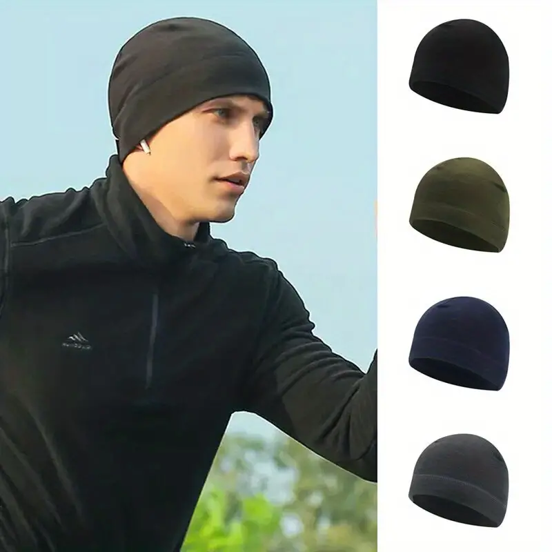 Men Polar Fleece Winter Warm Outdoor Sports Skiing Cycling Hat Windproof  Soft Beanie Women Ski Bike Hat Ideal Choice For Gifts | Shop The Latest  Trends | Temu