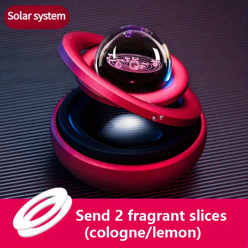 Solar Rotating Double Ring Suspension Interstellar Ball - Temu