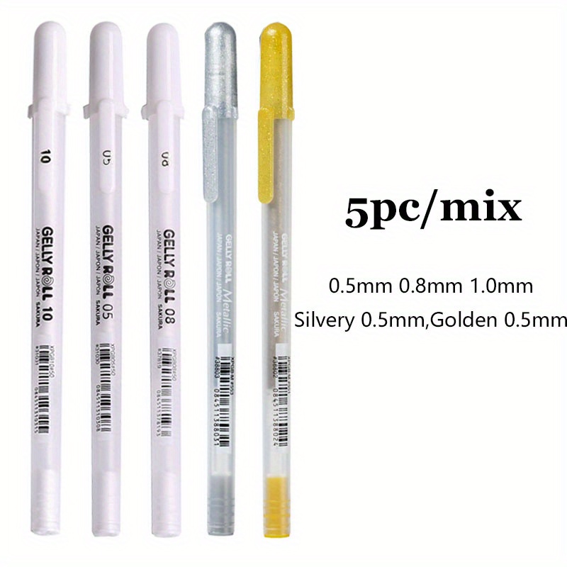 Sakura Gelly Roll Gel Pen White Color High Light Marke Pen - Temu