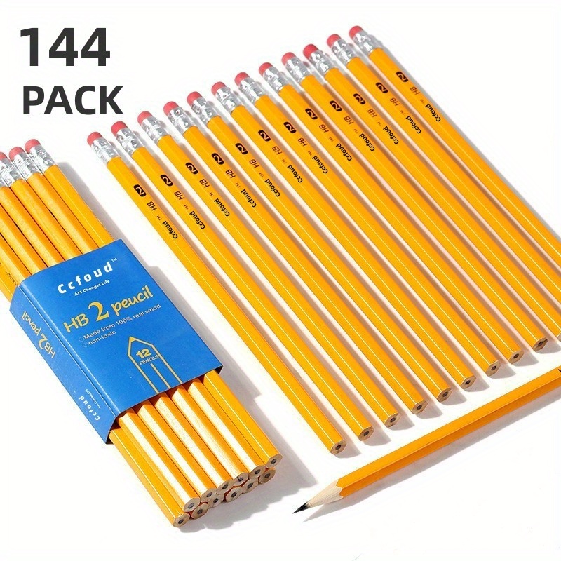 GCP Products 72 X 2Pk Jumbo Pencils, 144 Total Class Pack