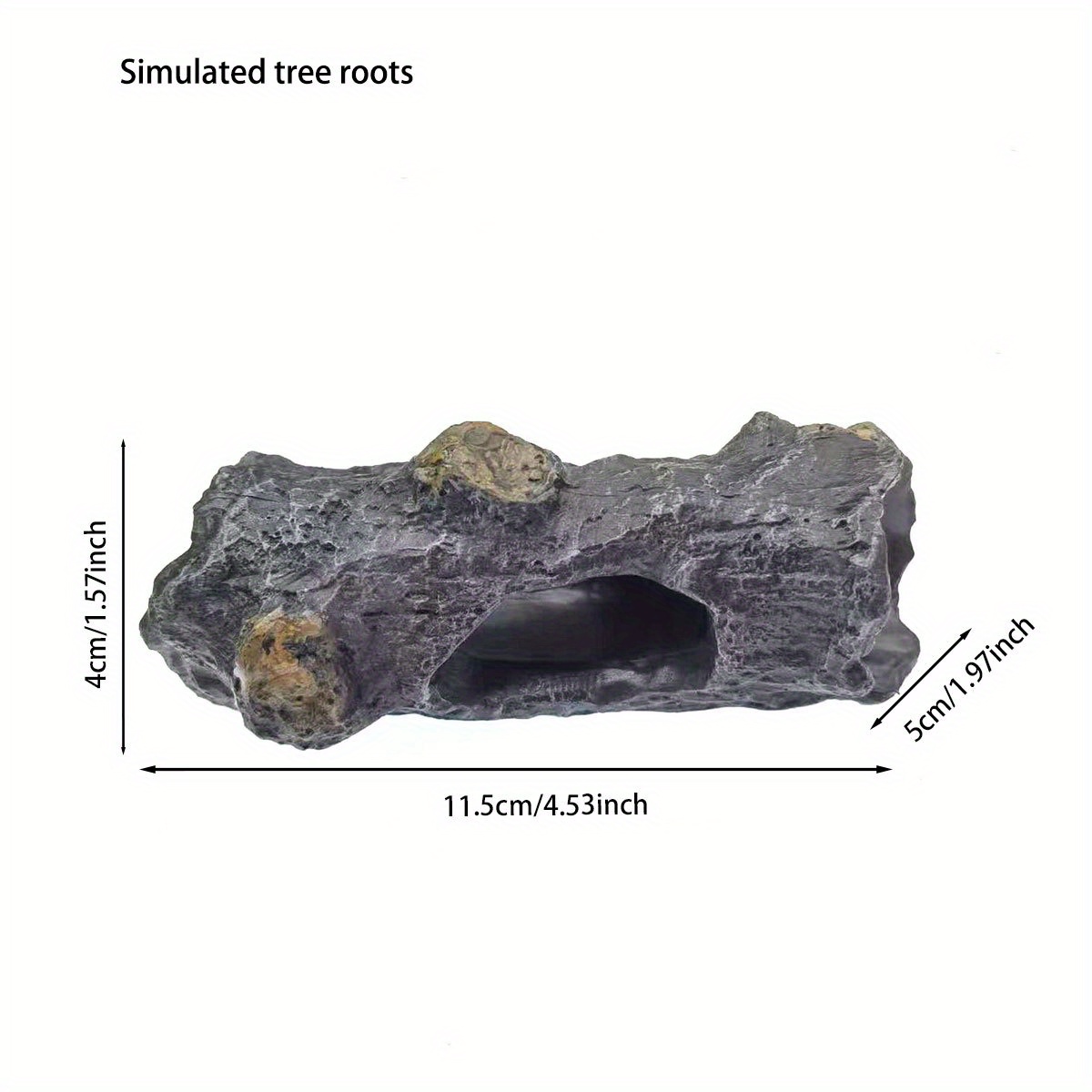 Aquarium Simulation Hollow Tree Stump Fish Tank Ornament Fish And