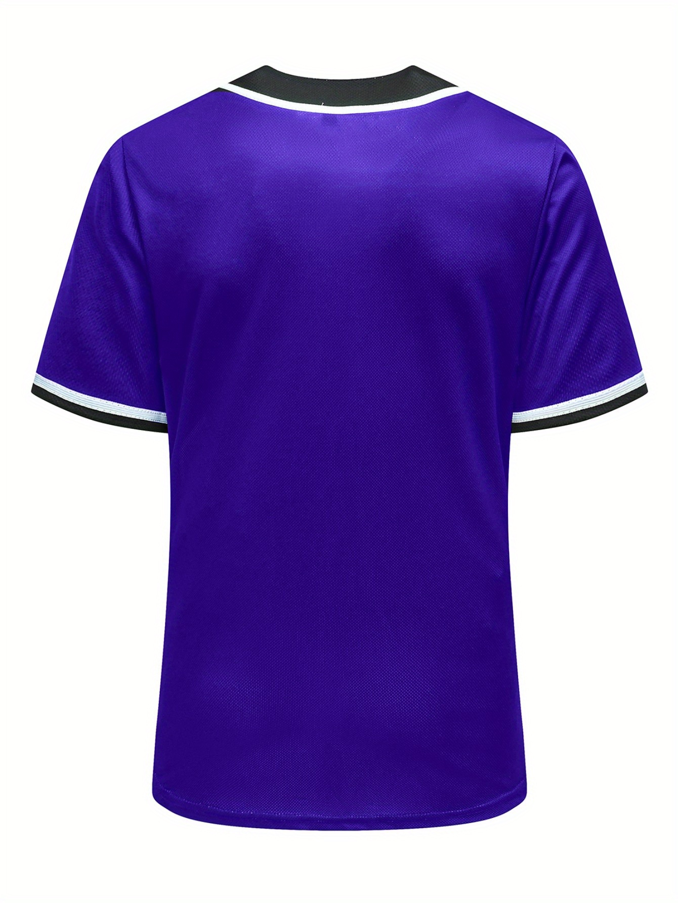 Women's Retro Purple 23 Baseball Jersey, Hip Hop 90s Outfit