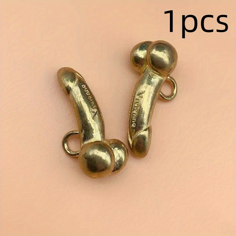 1pc 2 Styles Simulation Penis Design Copper Small Pendants For Keychain DIY  Jewelry Making Supplies