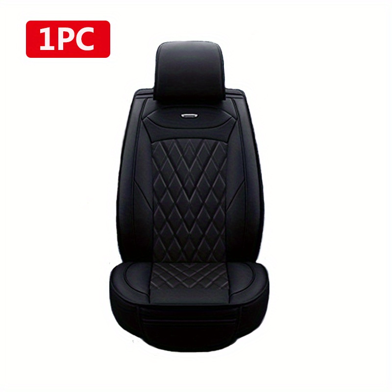 Car Seat Cushion Universal Pu Faux Leather Sport Fashion Car - Temu